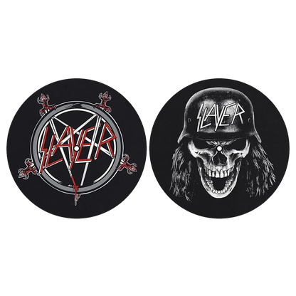 Feutrine vinyle Slayer [Pentagram] (lot de 2)