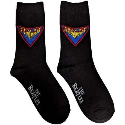 Chaussettes Beatles - Help ! (à plat côté droit)