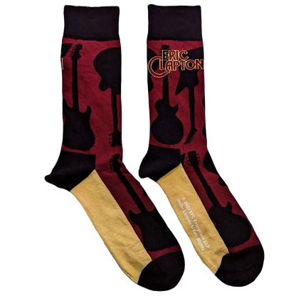 Eric Clapton Socks - Guitar (flat right side)