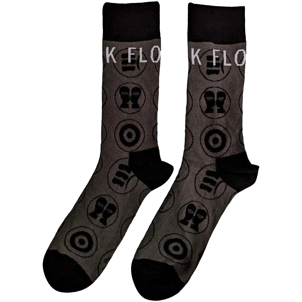 Chaussettes Pink Floyd (à plat côté gauche)