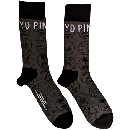 Chaussettes Pink Floyd (à plat côté droit)