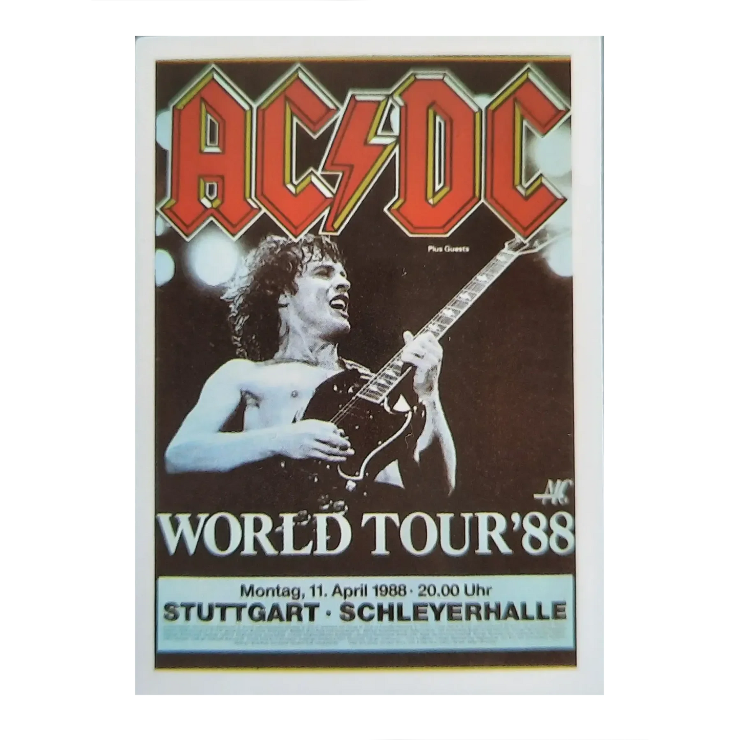 Autocollant AC/DC - World tour 88