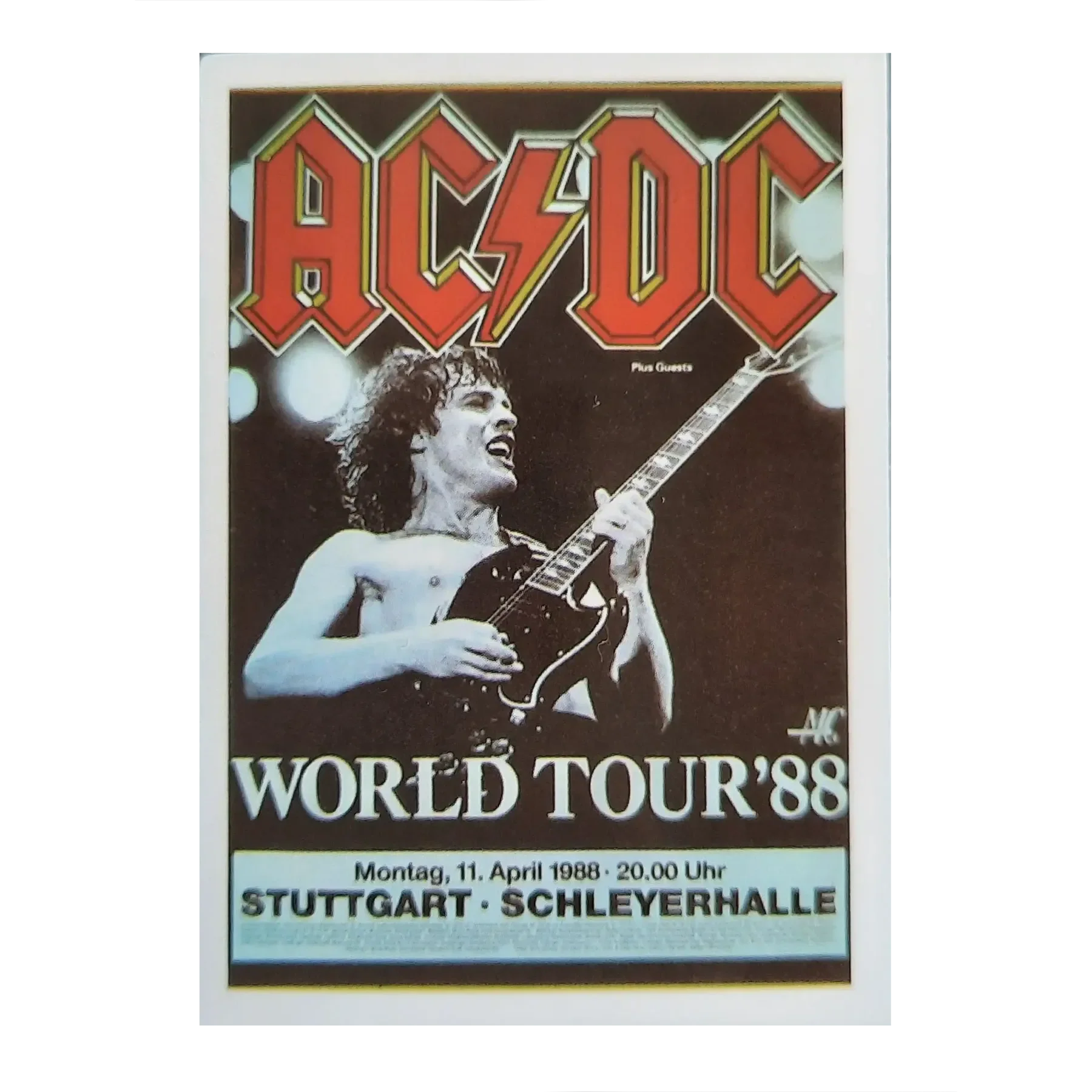 Autocollant AC/DC - World tour 88