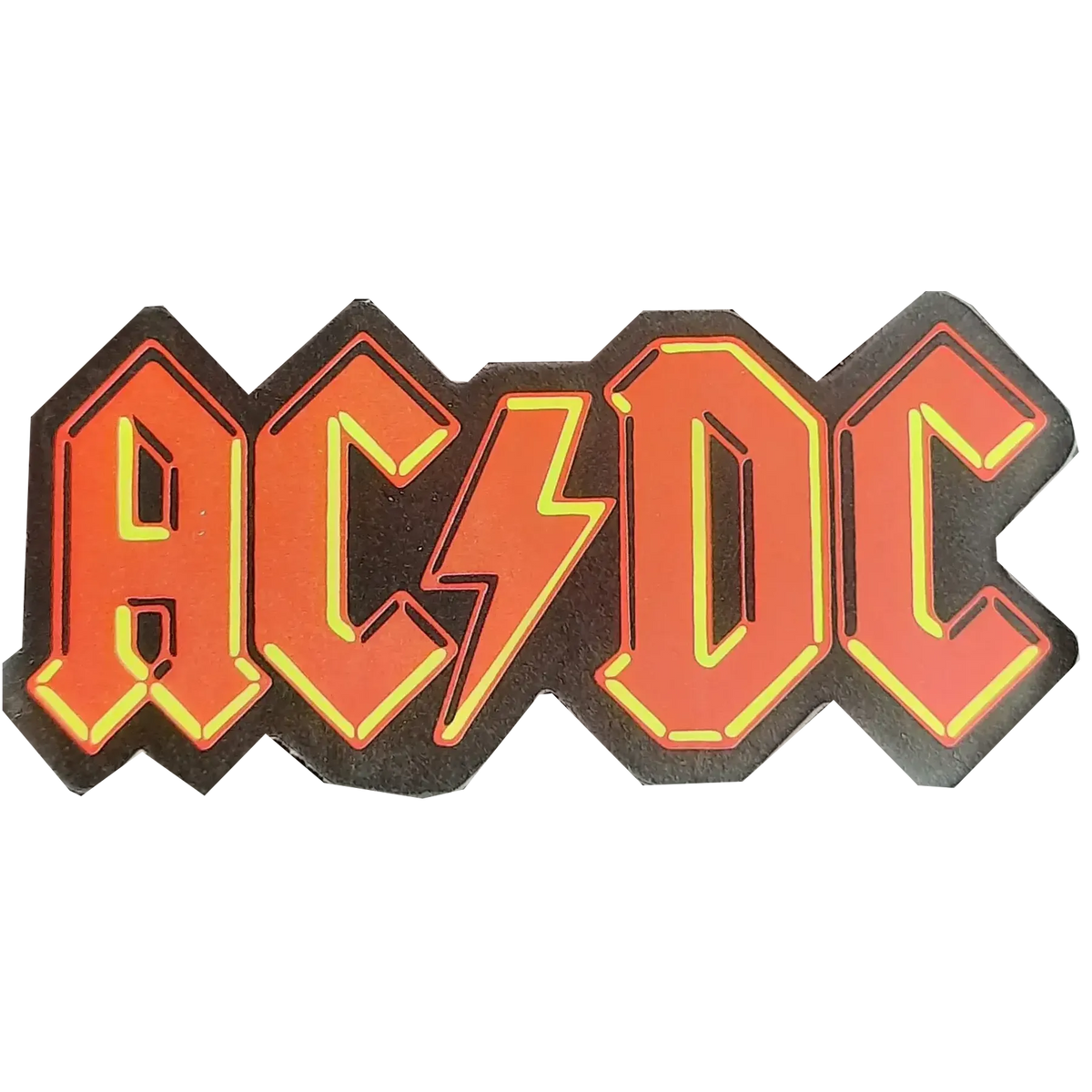 Autocollant AC/DC - logo rouge | AC/DC sticker - red logo
