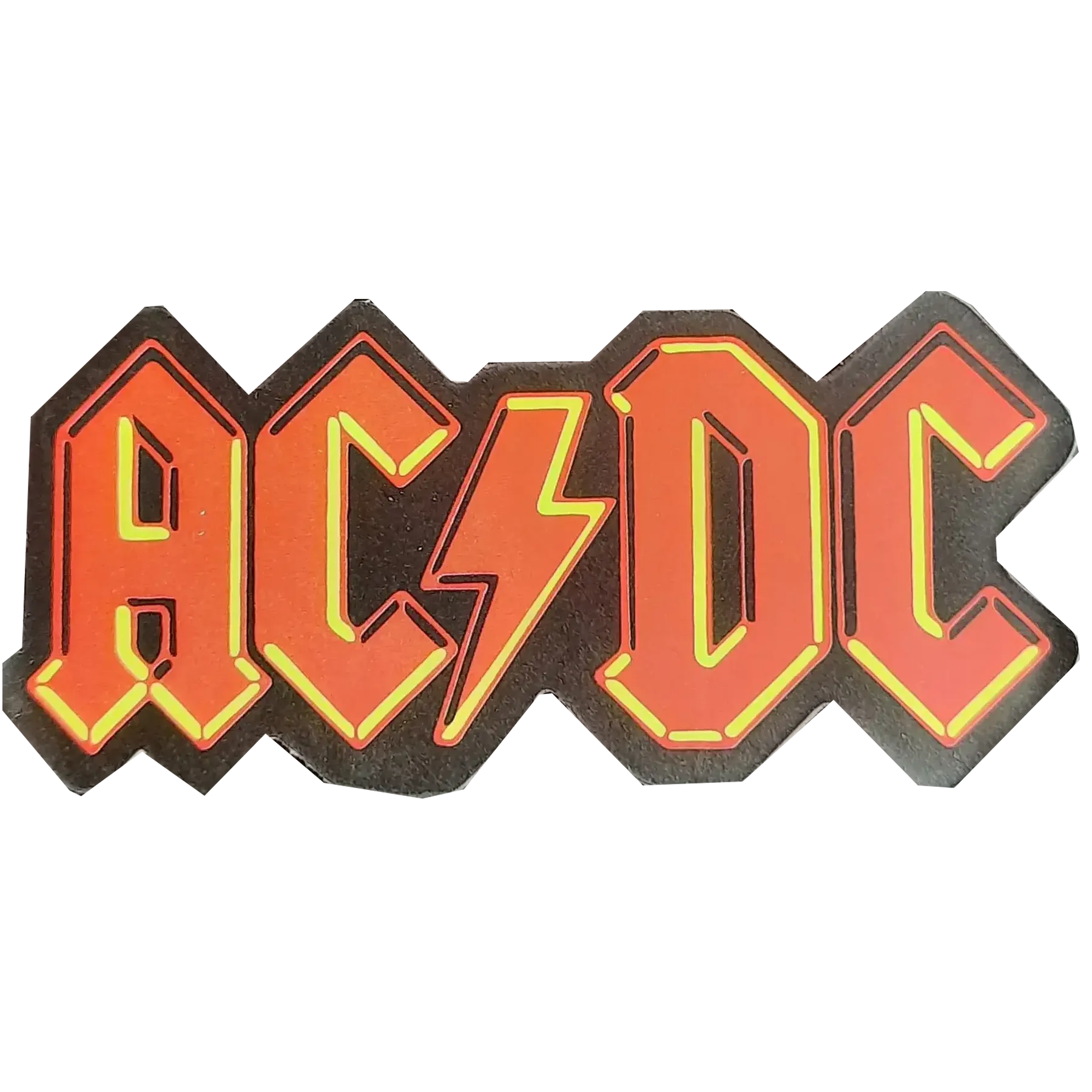 Autocollant AC/DC - logo rouge | AC/DC sticker - red logo