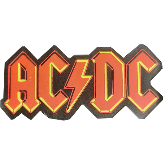 Autocollant AC/DC - logo rouge | AC/DC sticker - red logo