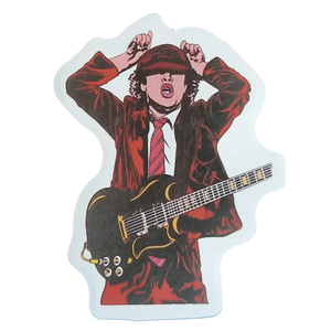 Autocollant AC/DC - Angus cornes