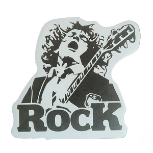 Autocollant AC/DC - Angus Rock n&b