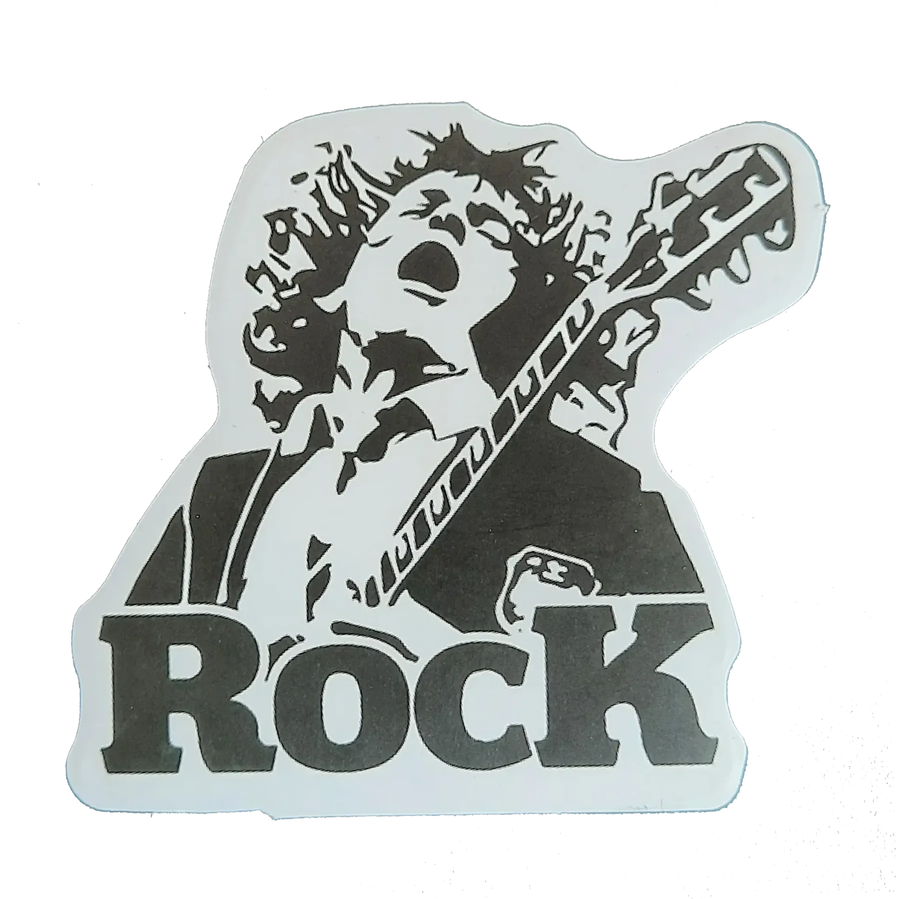 Sticker AC/DC - Angus Rock n&b