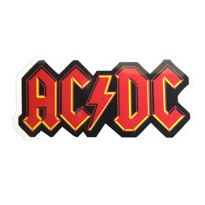 Autocollant AC/DC - logo