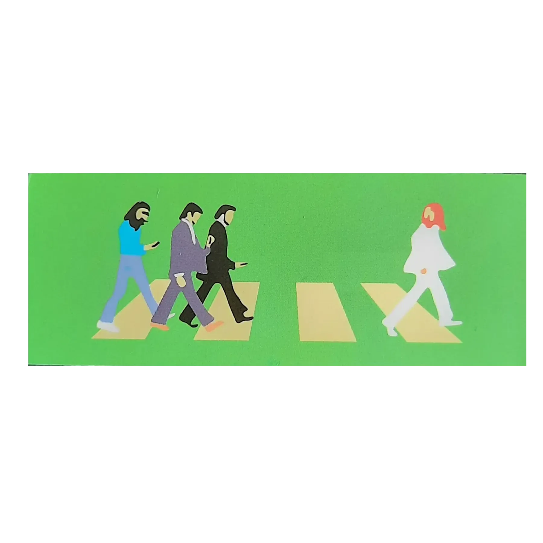 Autocollant Beatles - Abbey road