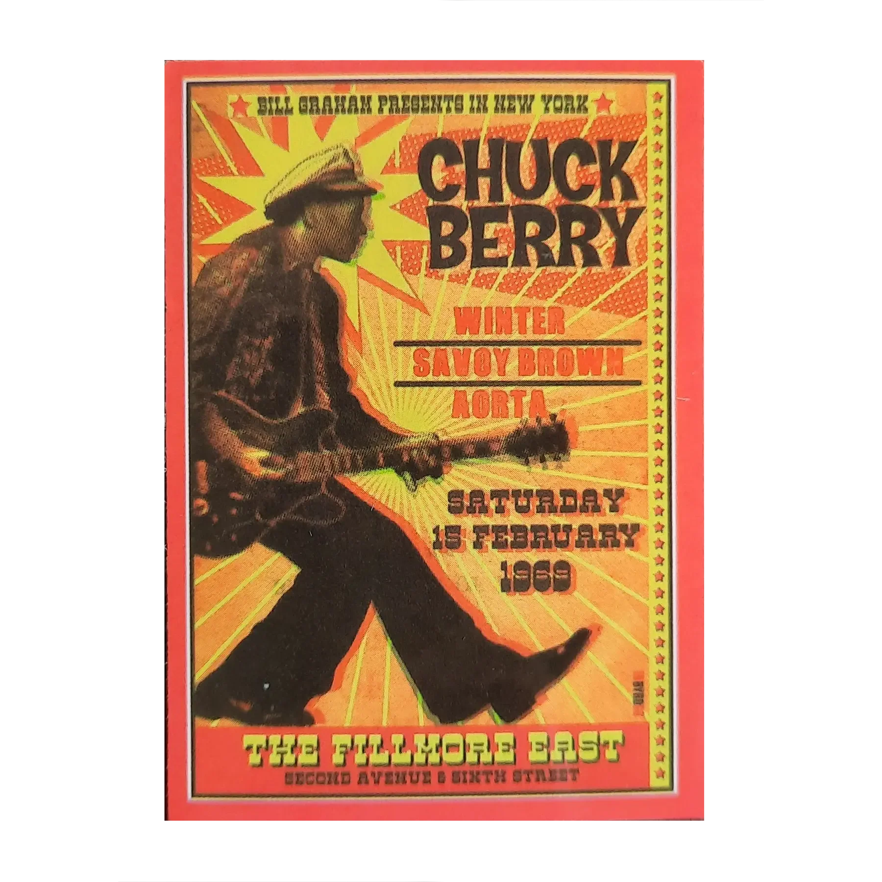 Autocollant Chuck Berry