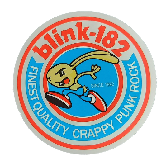 Autocollant Blink 182 - Finest quality Crappy Punk Rock
