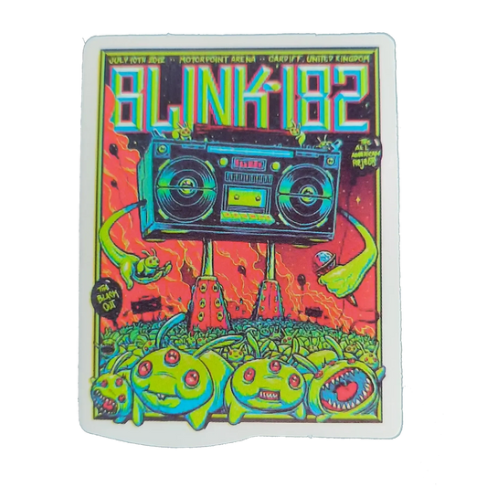 Autocollant Blink 182 - Motorpoint Arena