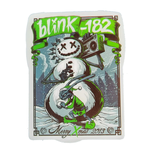 Autocollant Blink 182 - Merry Xmas 2013