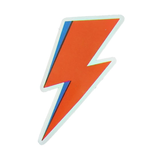 Autocollant David Bowie - Eclair Aladdin Sane