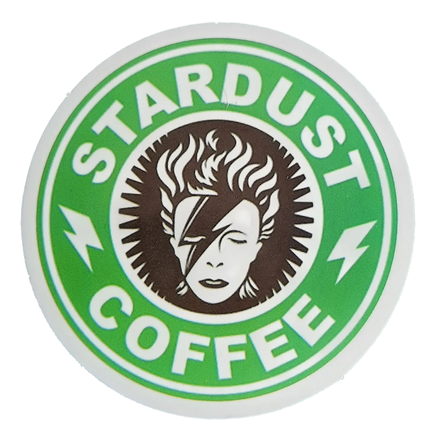 Autocollant David Bowie - Stardust coffee