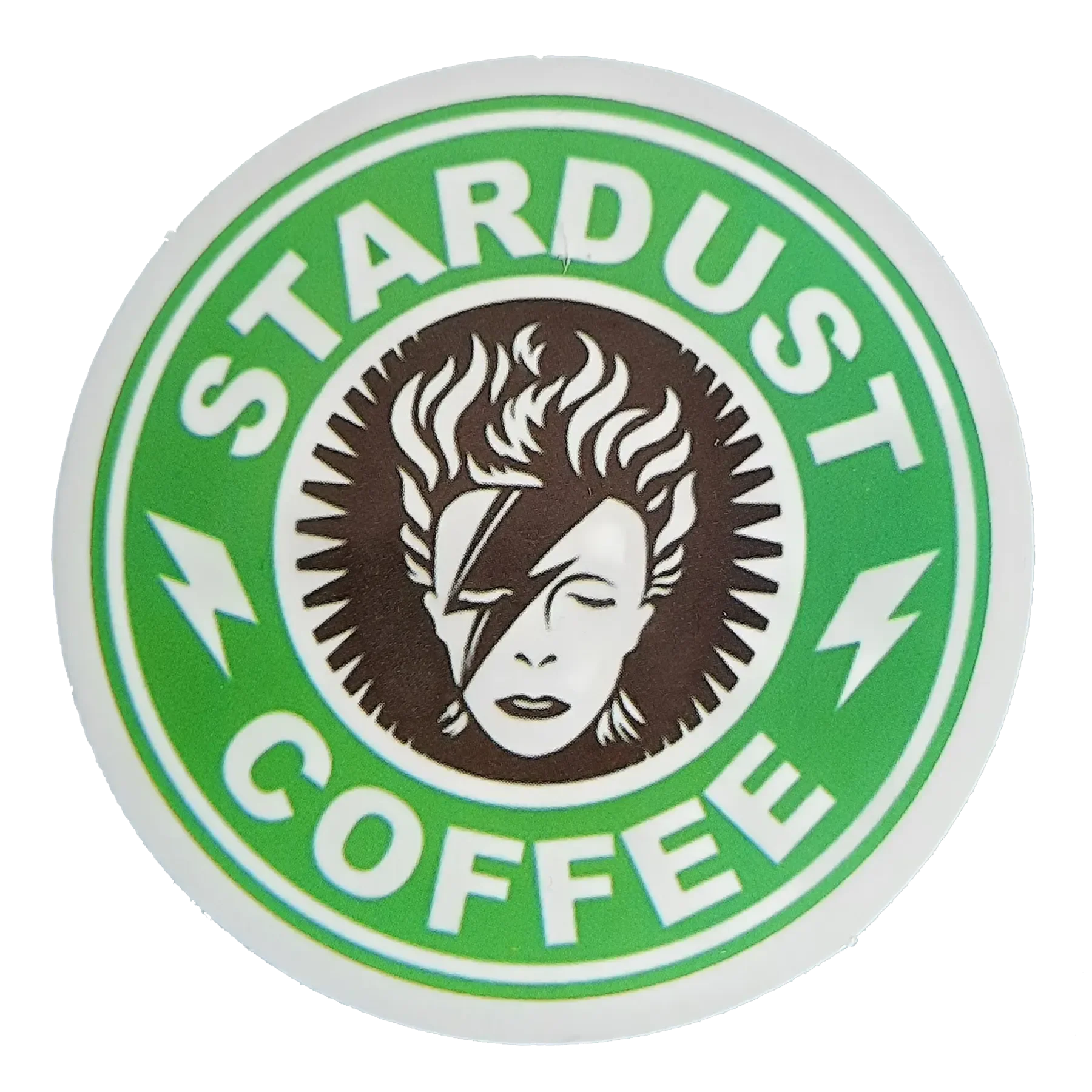 Autocollant David Bowie - Stardust coffee