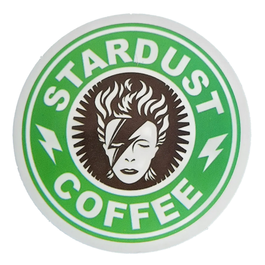 Autocollant David Bowie - Stardust coffee