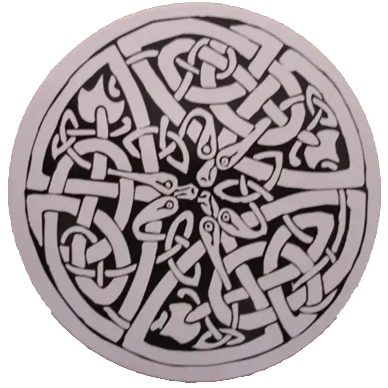 Sticker Celtique - Noeud de serpents | Celtic Sticker - Snake Knot