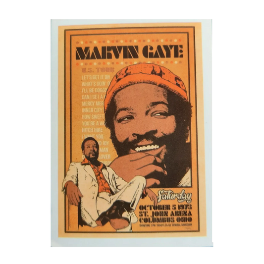 Autocollant Marvin Gaye