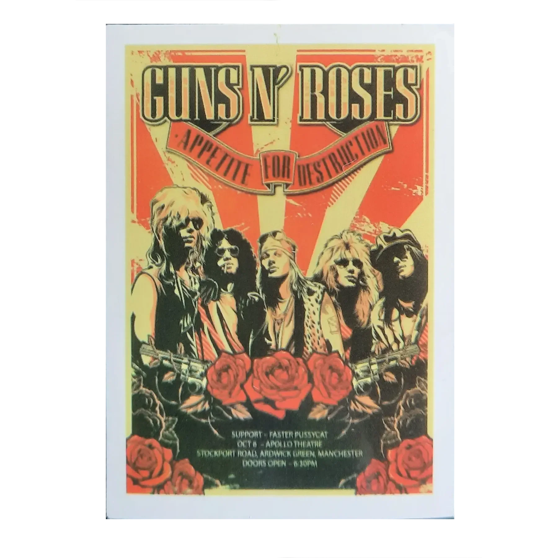 Autocollant Guns n' Roses - Appetite for Destruction