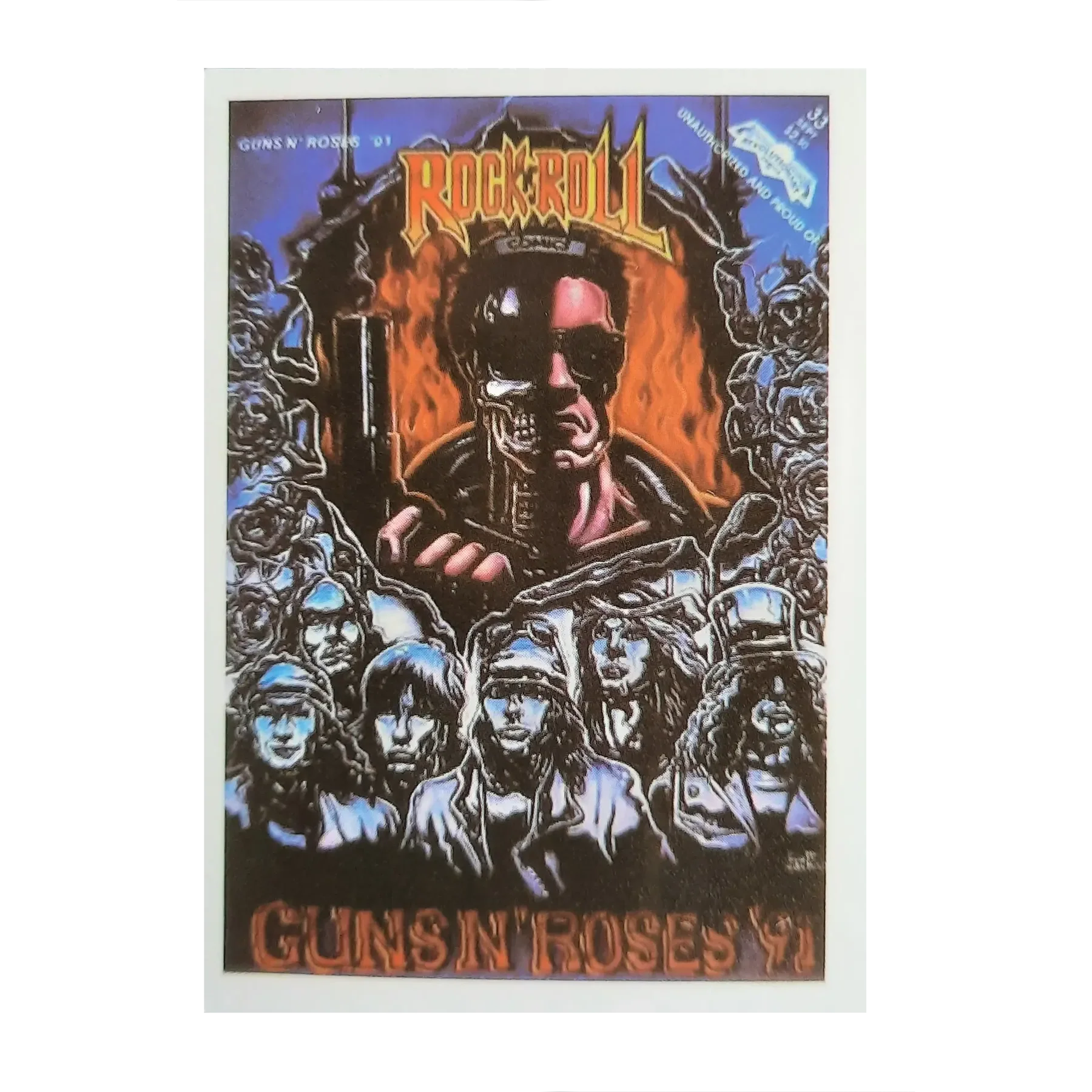 Autocollant Guns n' Roses - Terminator 2