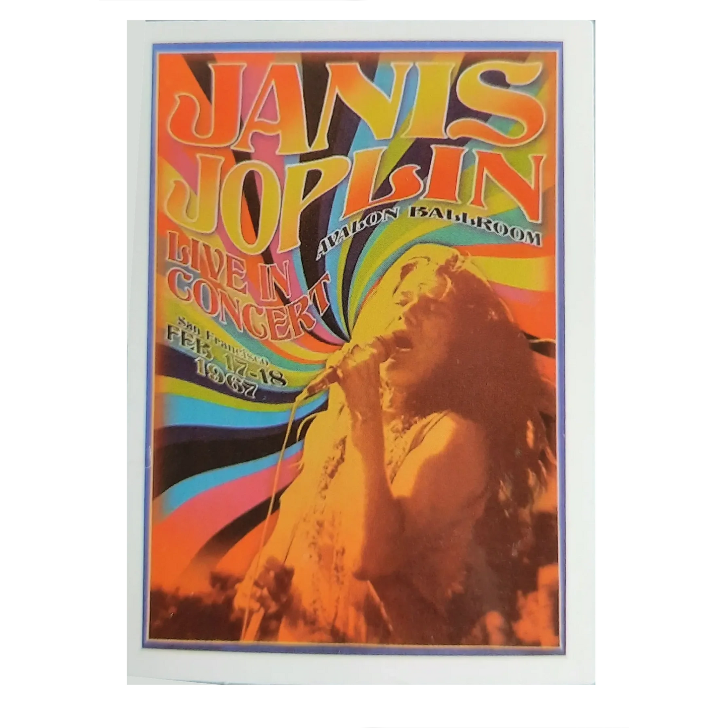 Autocollant Janis Joplin