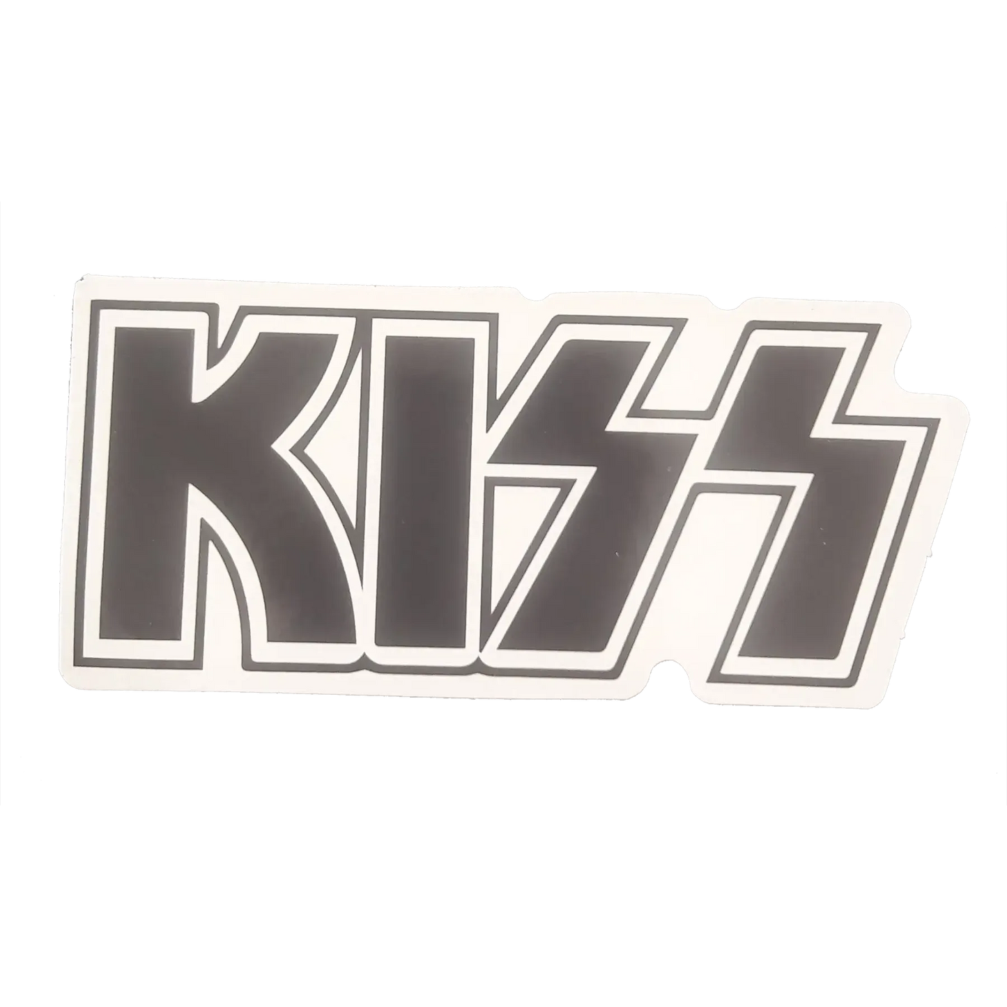 Autocollant Kiss n&b