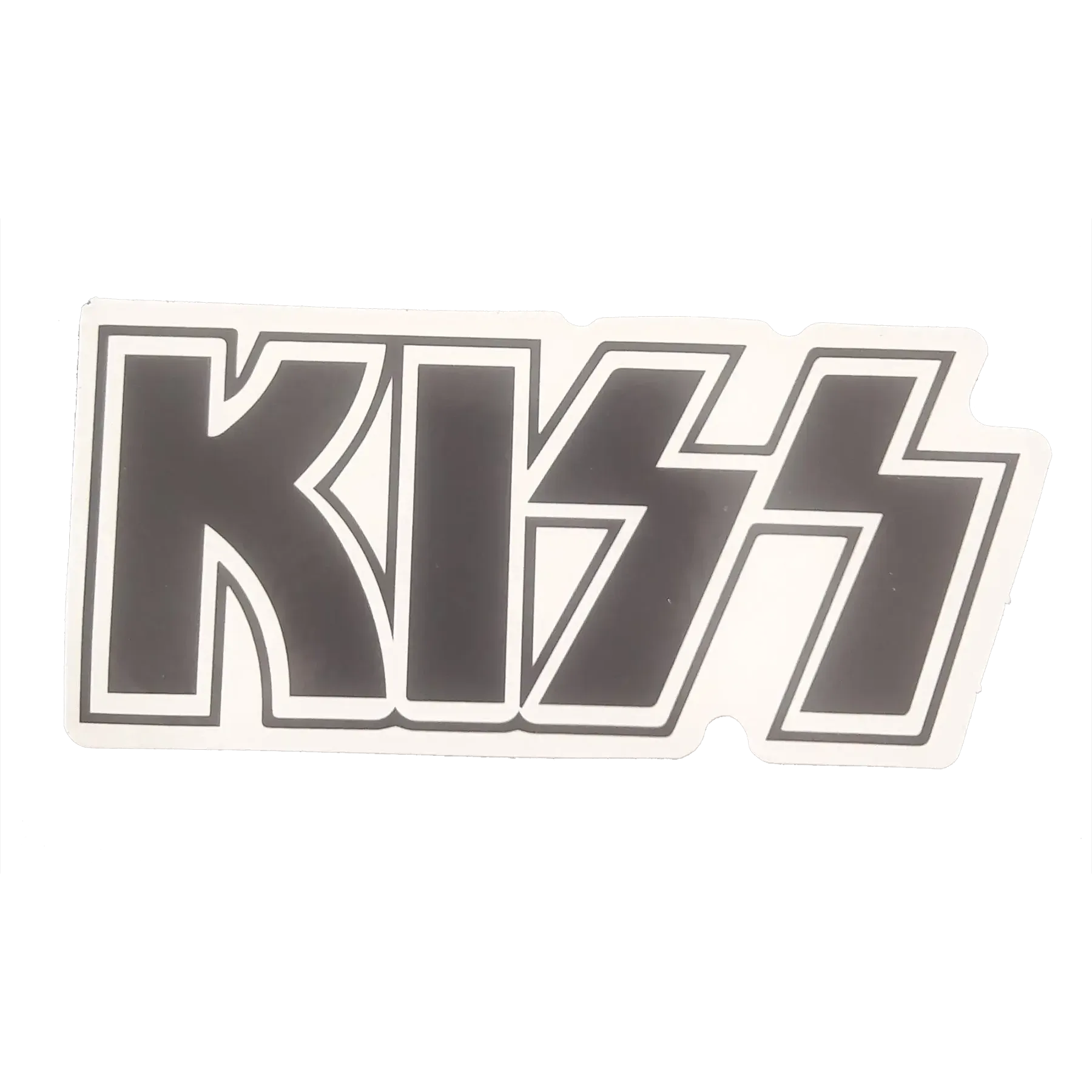 Autocollant Kiss n&b