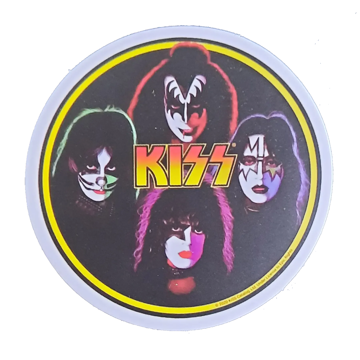 Autocollant Kiss - band
