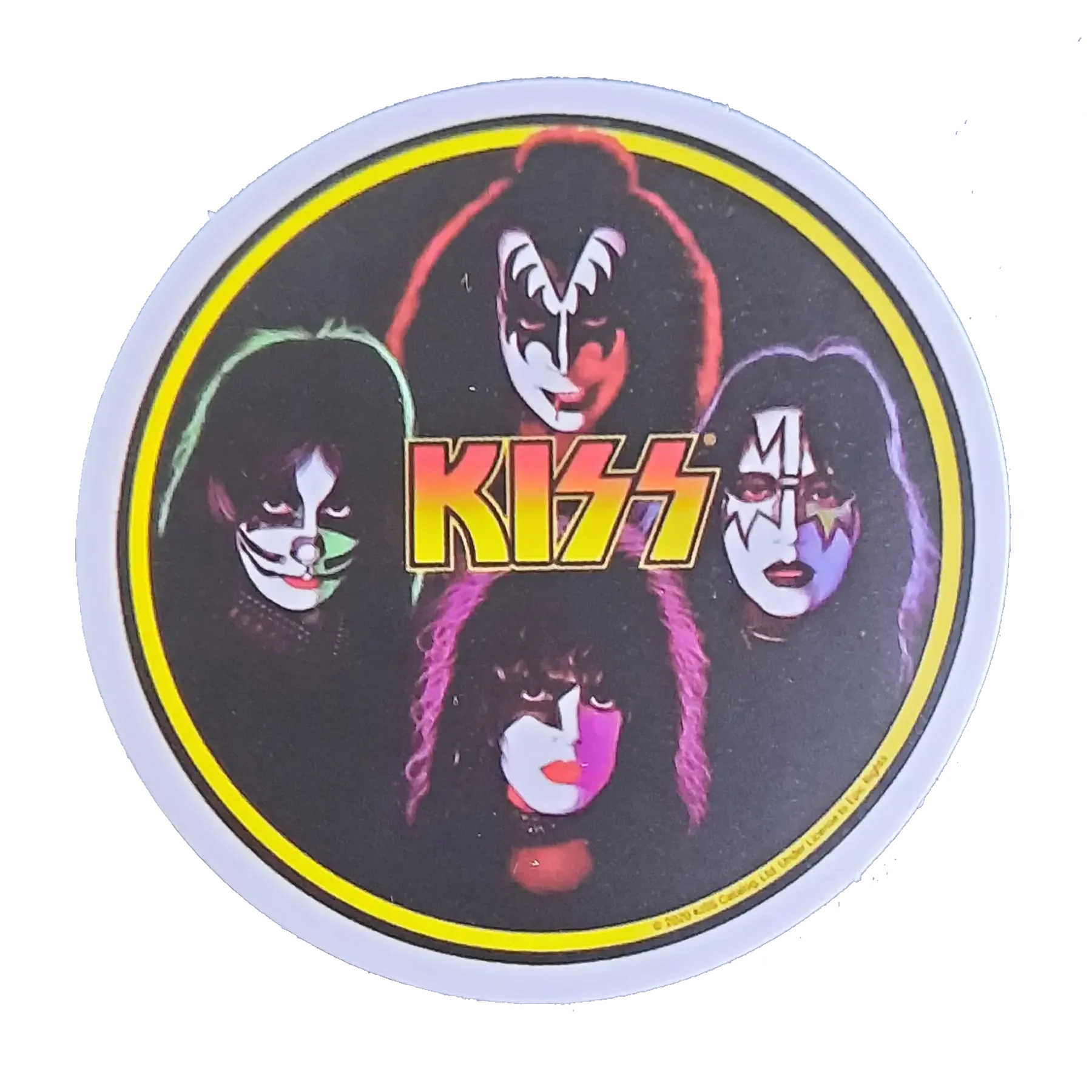 Autocollant Kiss - band