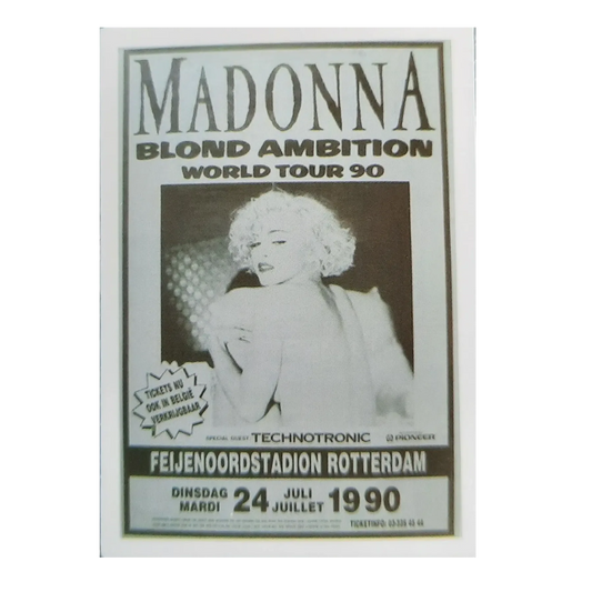 Autocollant Madonna - Blond Ambition World tour 90