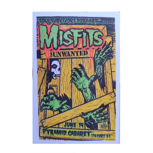 Autocollant Misfits - Unwanted Pyramid Cabaret