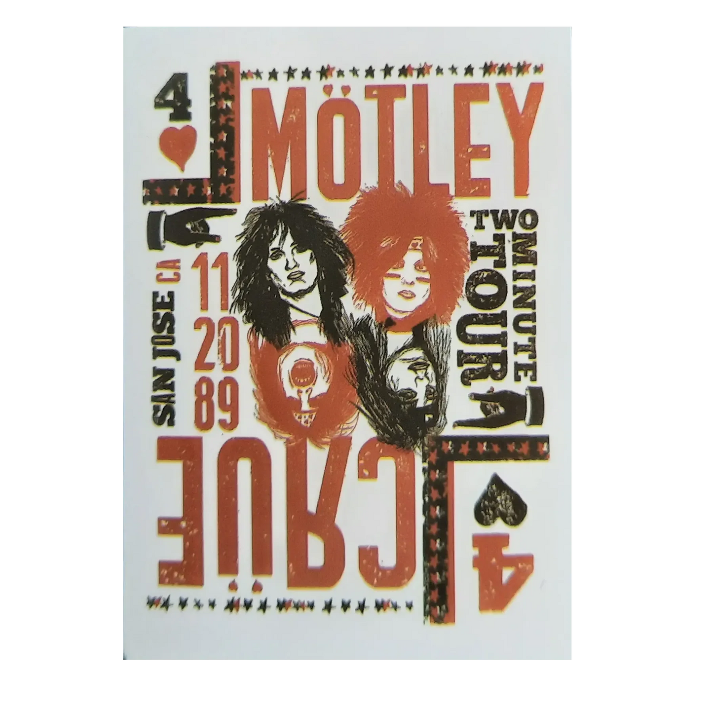 Autocollant Mötley Crüe - 2 Minute Tour