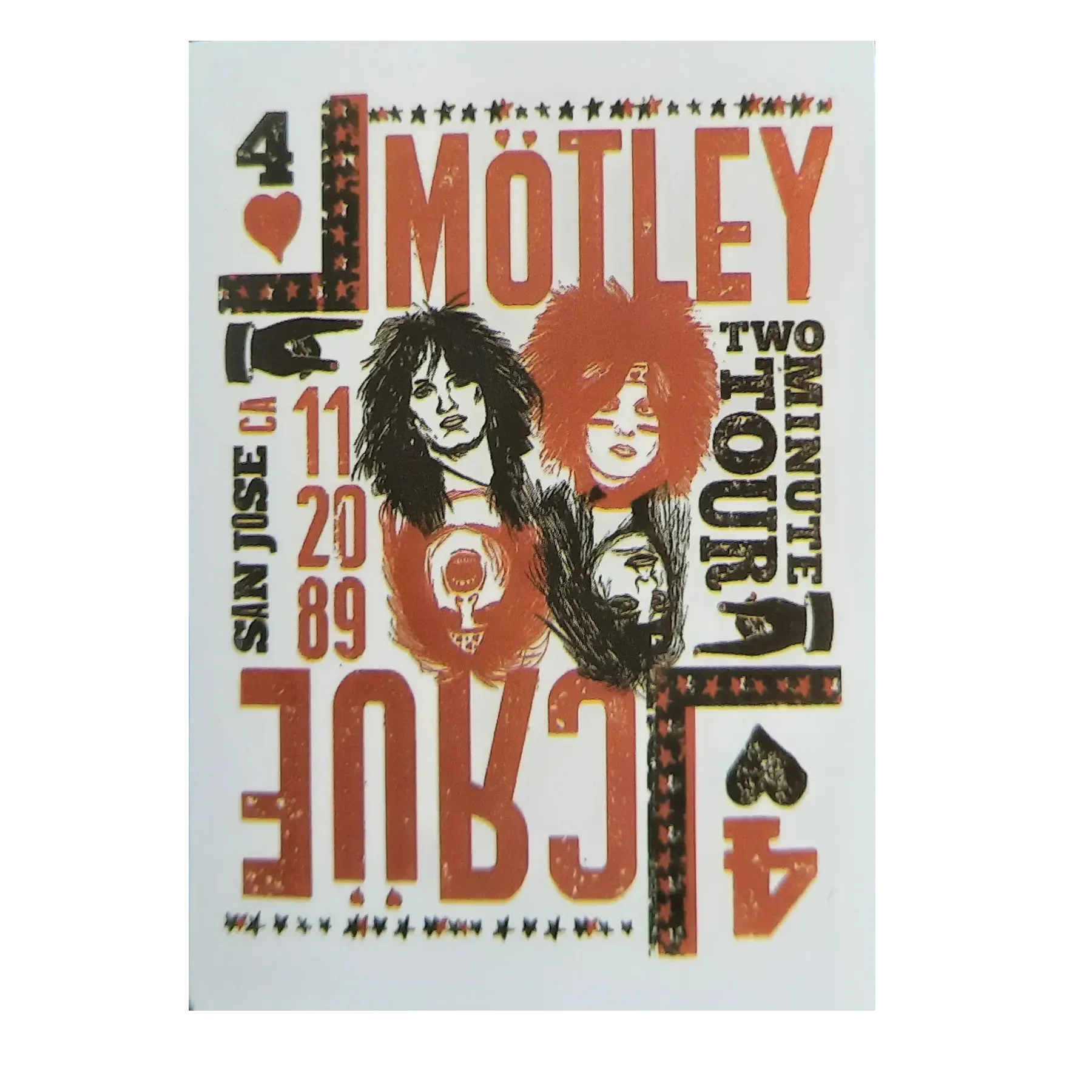 Autocollant Mötley Crüe - 2 Minute Tour