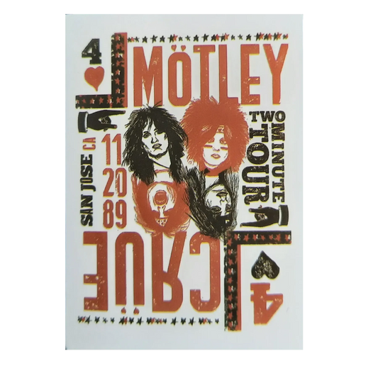 Autocollant Mötley Crüe - 2 Minute Tour