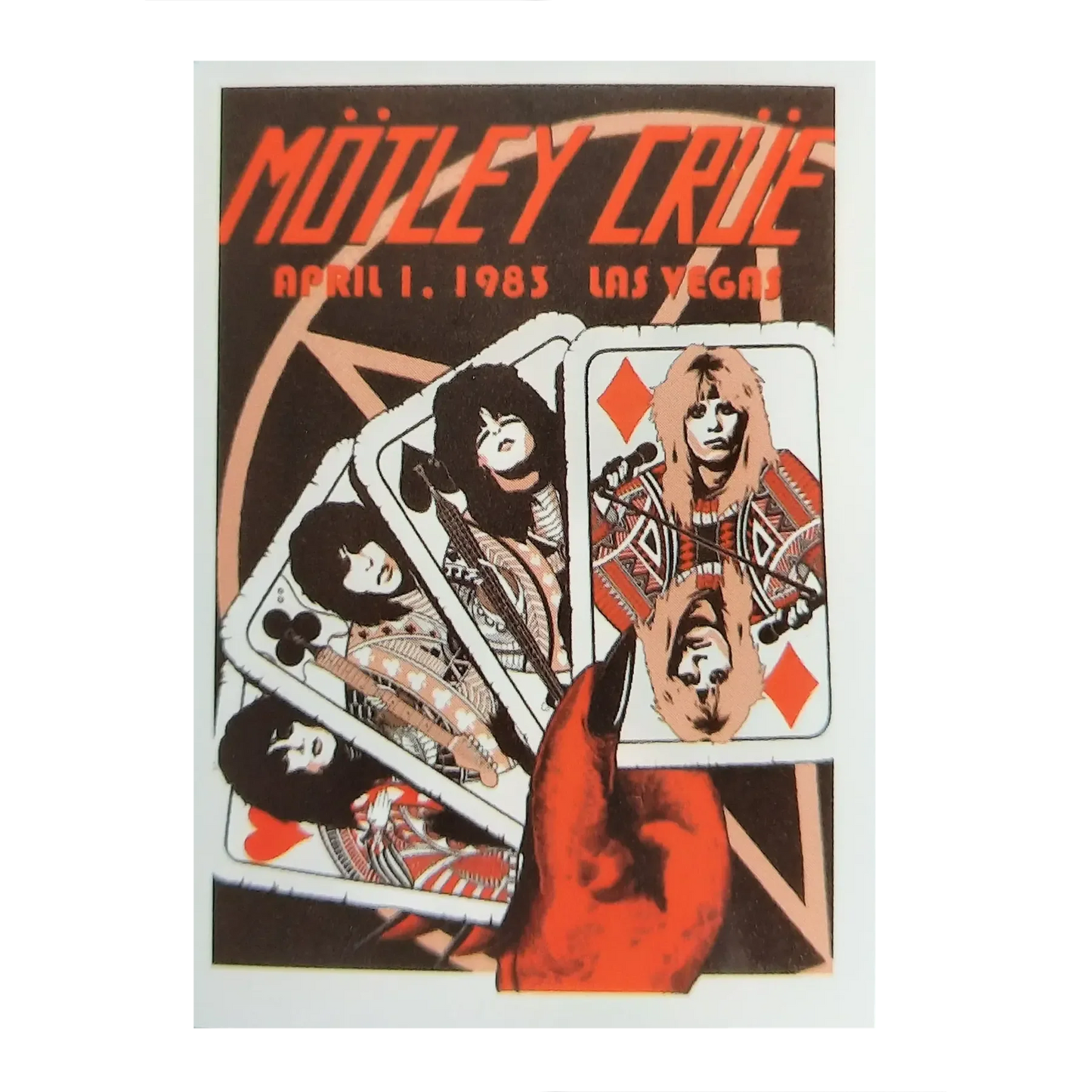 Autocollant Mötley Crüe at Las Vegas