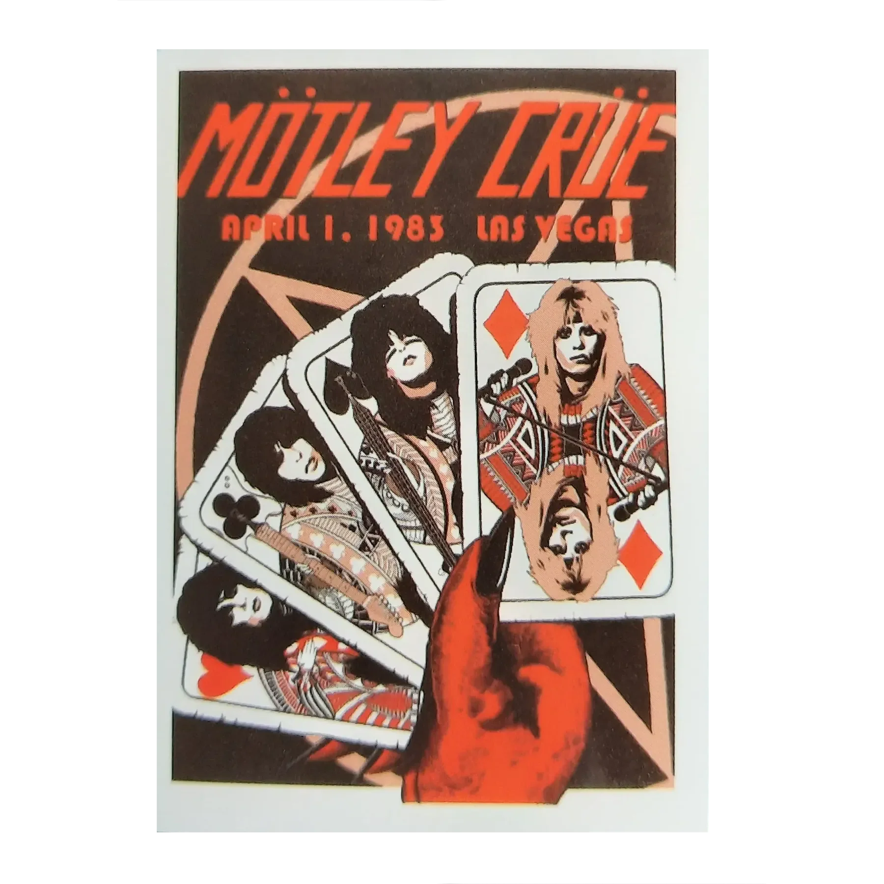 Autocollant Mötley Crüe at Las Vegas