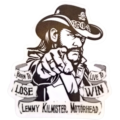 Autocollant Motorhead - Lemmy Born to Lose
