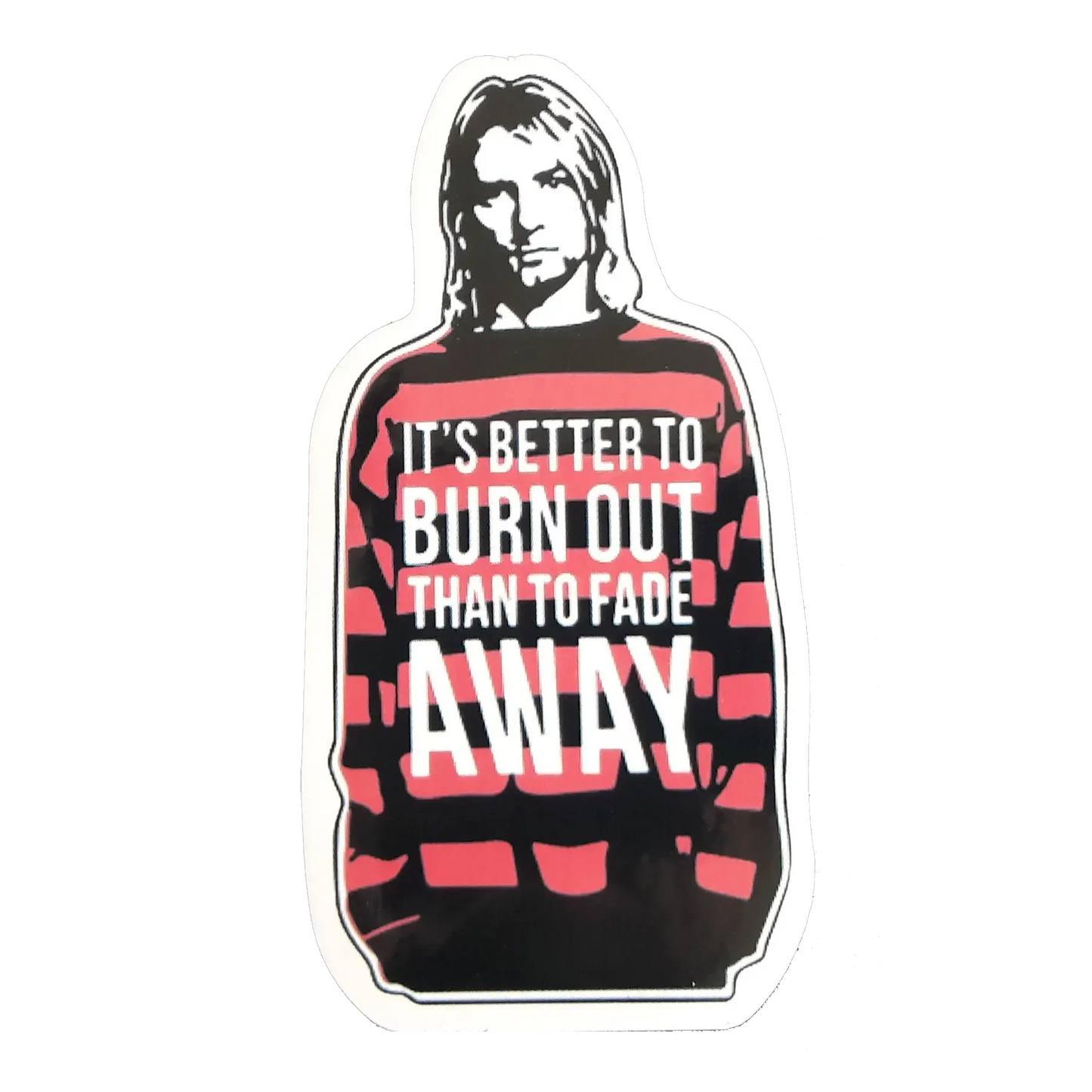 Autocollant Nirvana - Kurt it's better