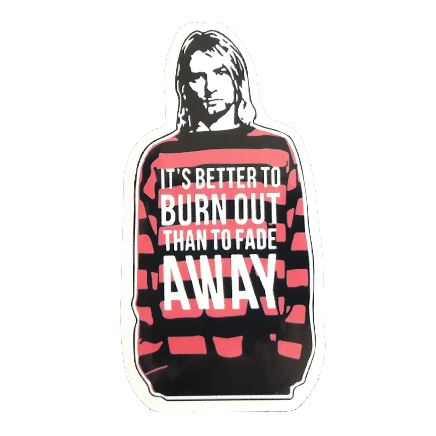 Autocollant Nirvana - Kurt it's better