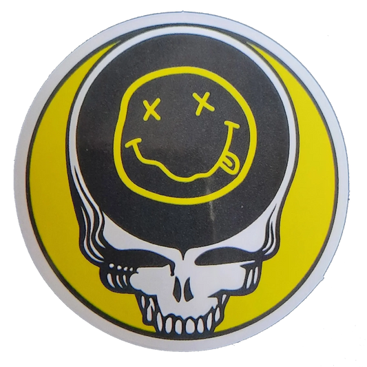 Autocollant Nirvana - Grateful Smiley