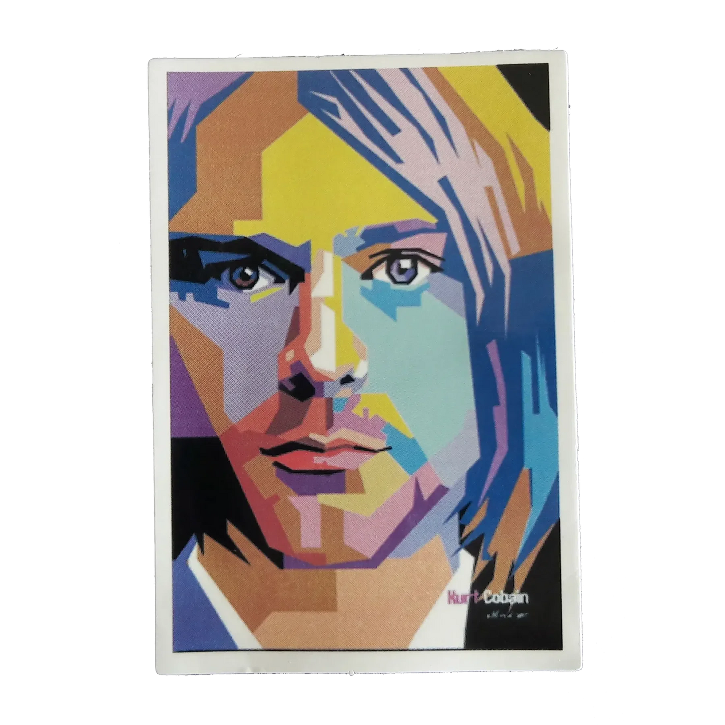 Autocollant Nirvana - Kurt colors