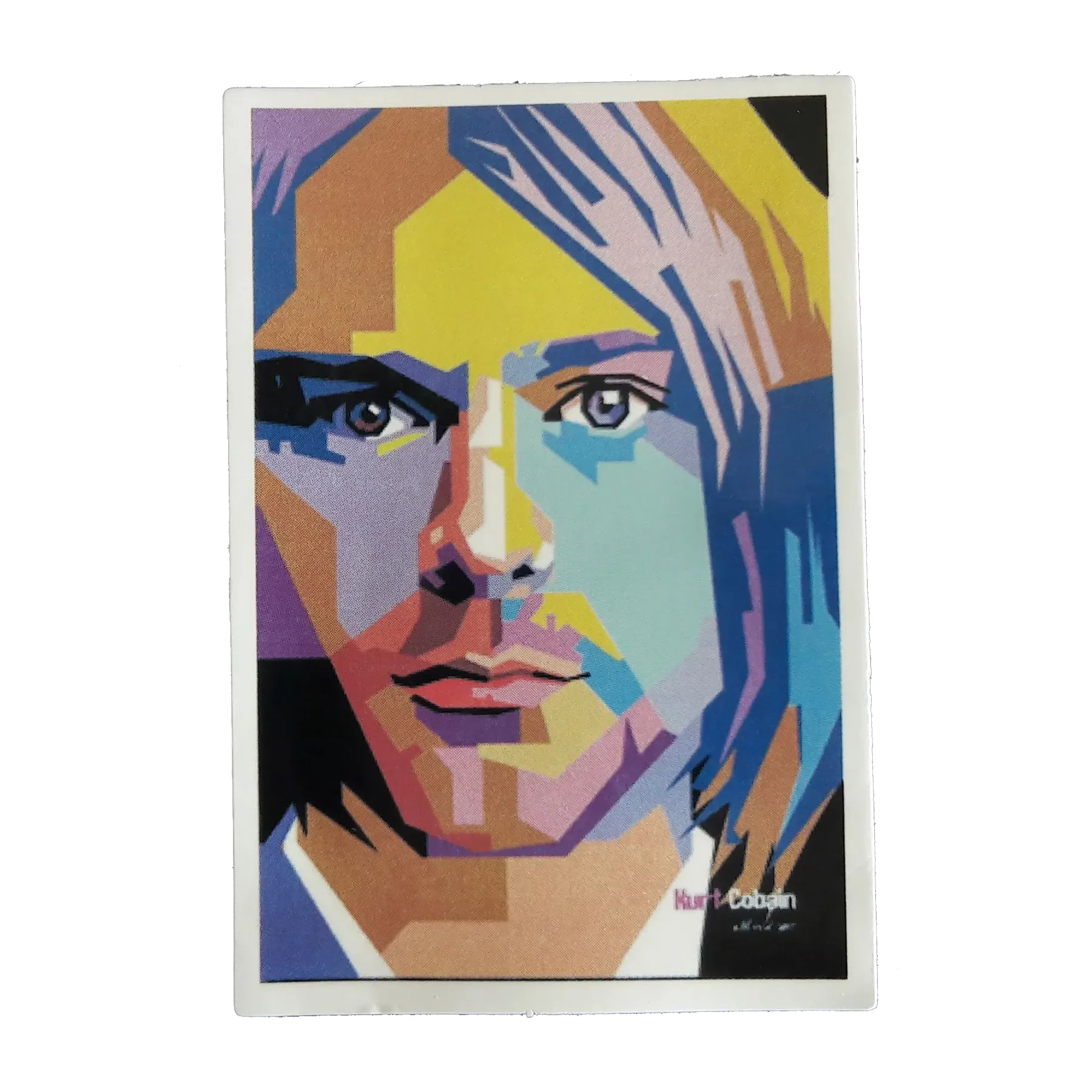 Autocollant Nirvana - Kurt colors
