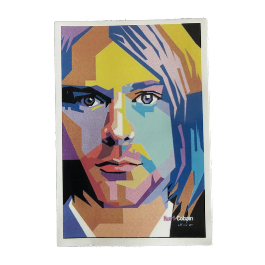 Autocollant Nirvana - Kurt colors