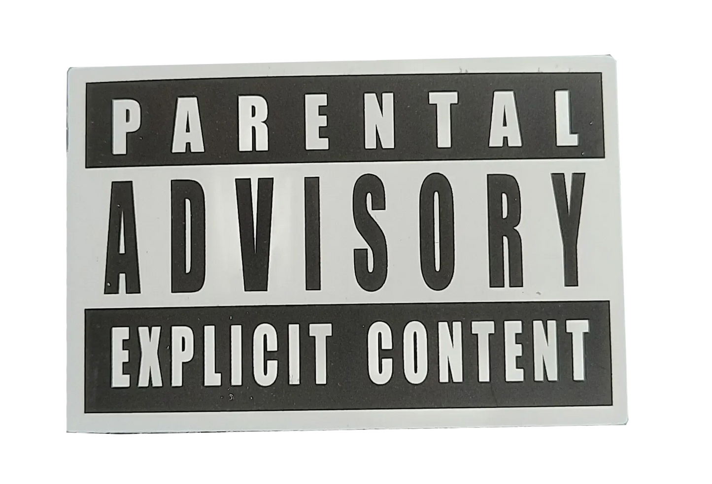 Autocollant Parental Advisory Explicit Content