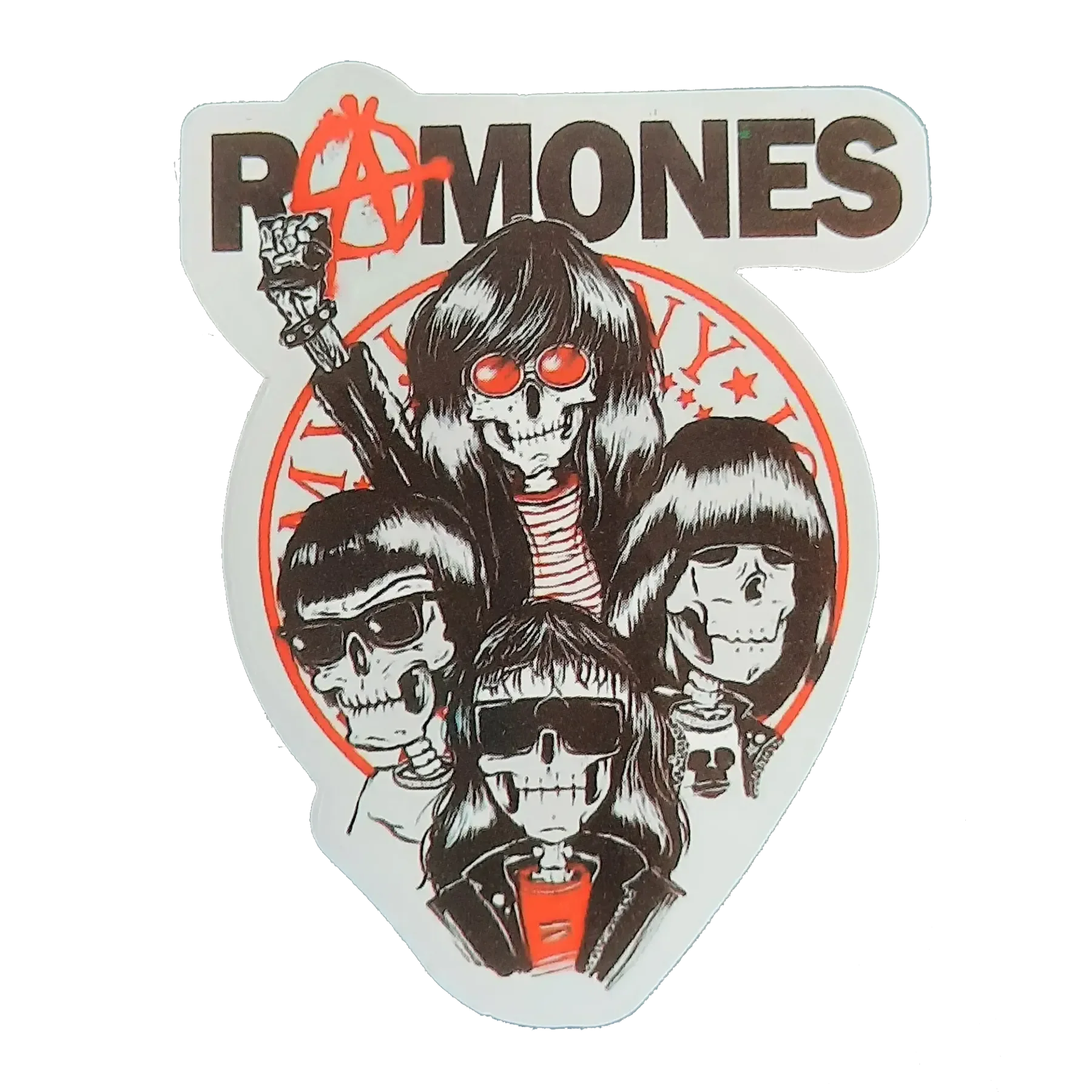 Sticker Ramones - Anarchy