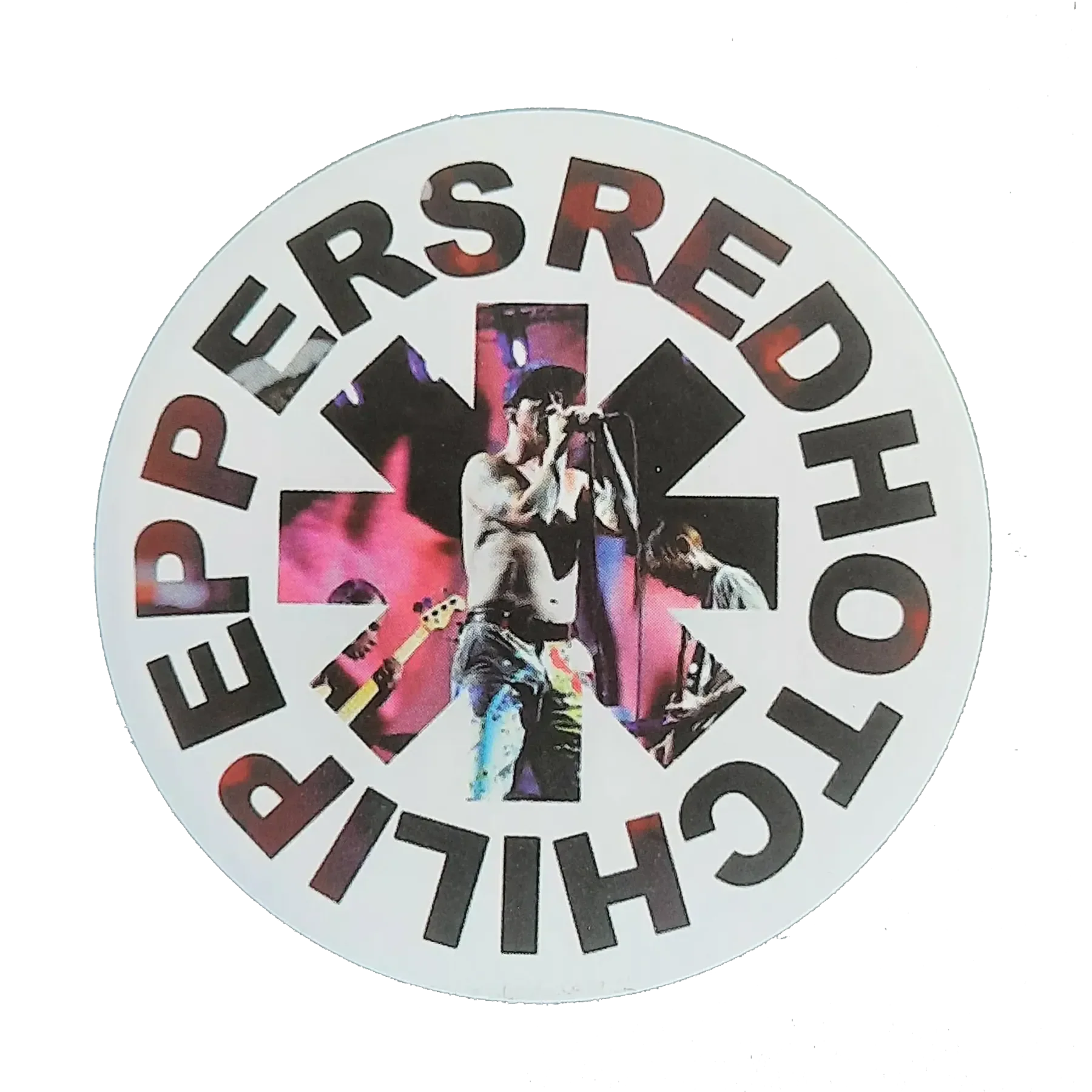 Sticker Red Hot Chili Peppers - Cross band
