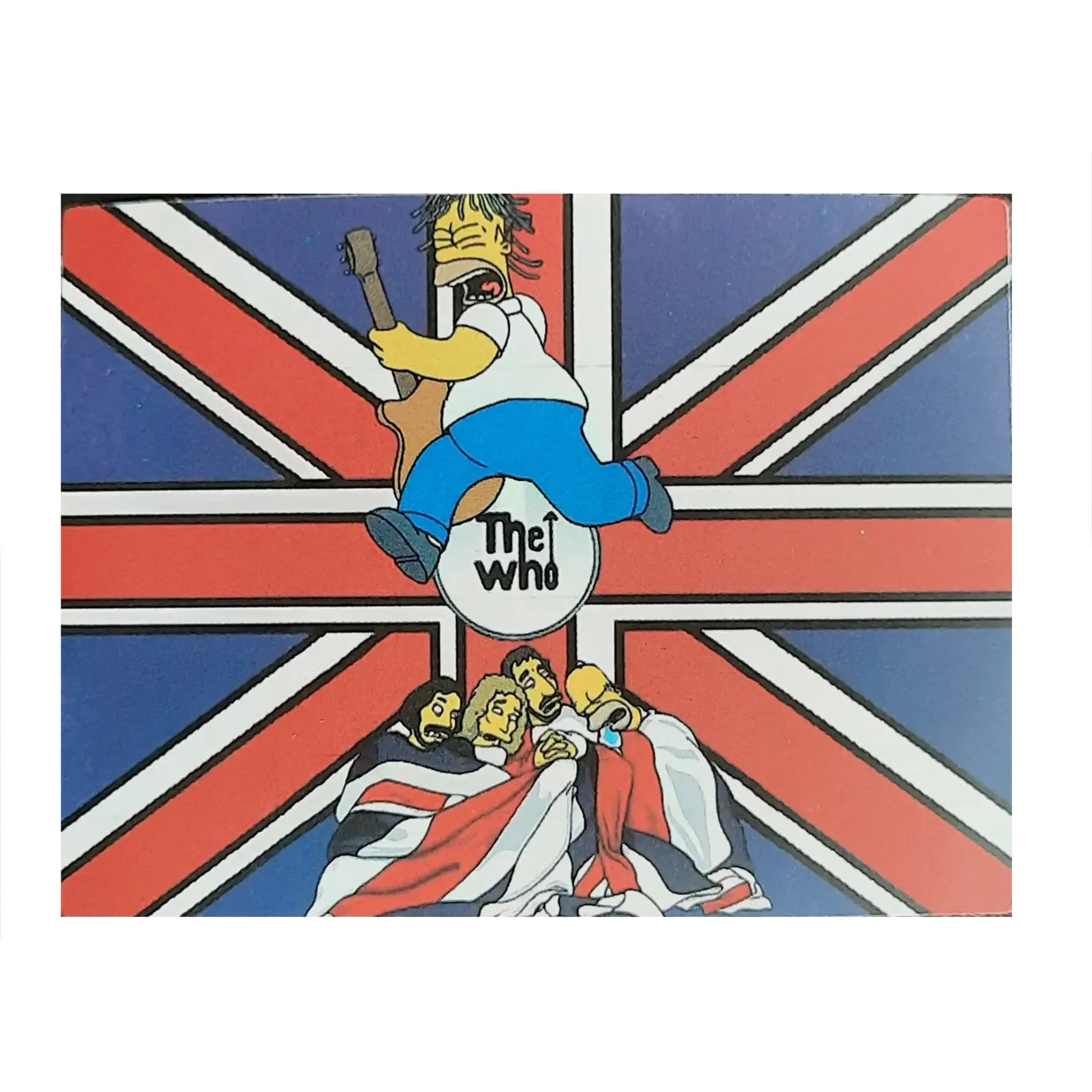Autocollant Who - Simpsons
